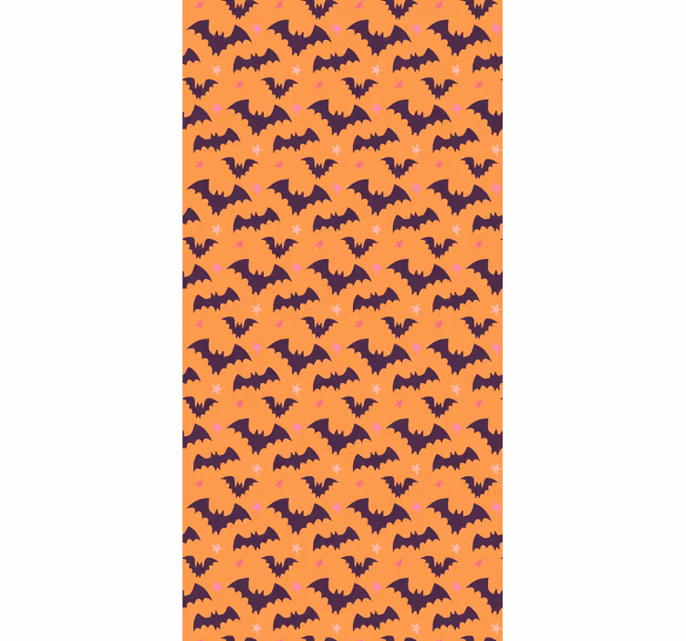 Bats Halloween scary Wallpaper - TenStickers
