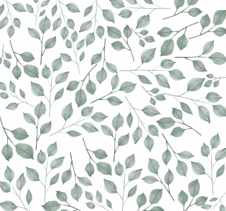 Olive branches leaf wallpaper - TenStickers