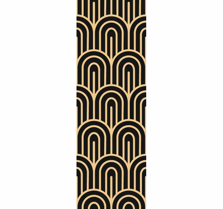 Geometric Archway geometric wallpaper - TenStickers