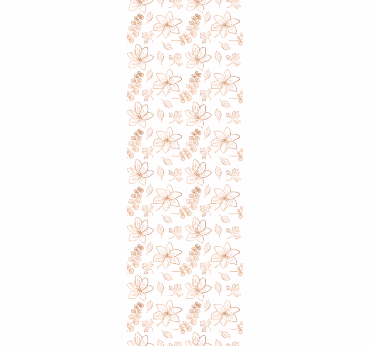 Floral Accent flower wallpaper - TenStickers