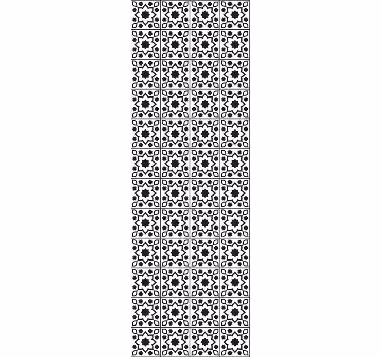 Geometric Tile Ensemble tile wallpaper - TenStickers