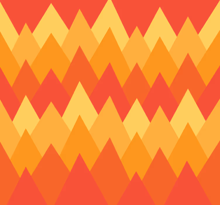 Geometric Chevron geometric wallpaper - TenStickers