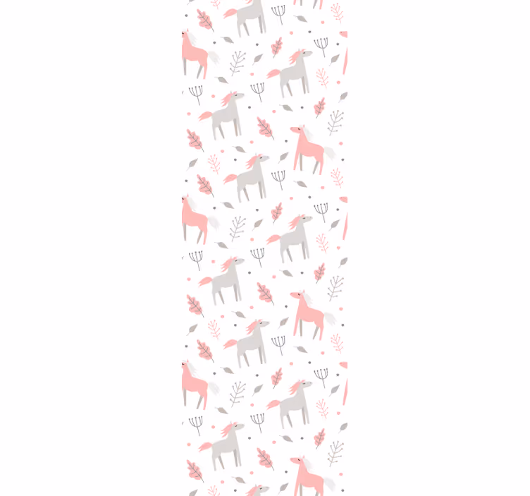 Horse wood animal wallpaper - TenStickers