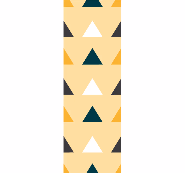 Geometric Triad geometric wallpaper - TenStickers