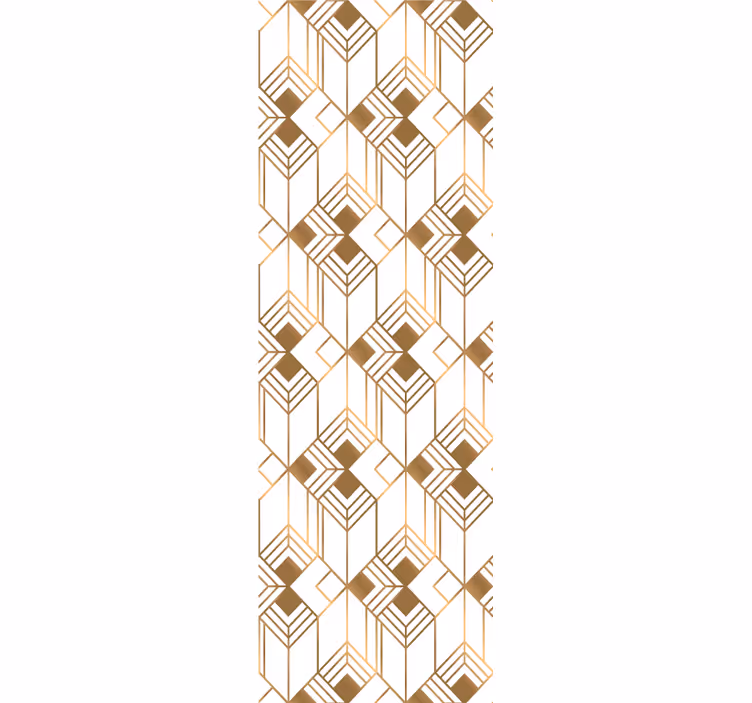 Cubist Symmetry geometric wallpaper - TenStickers