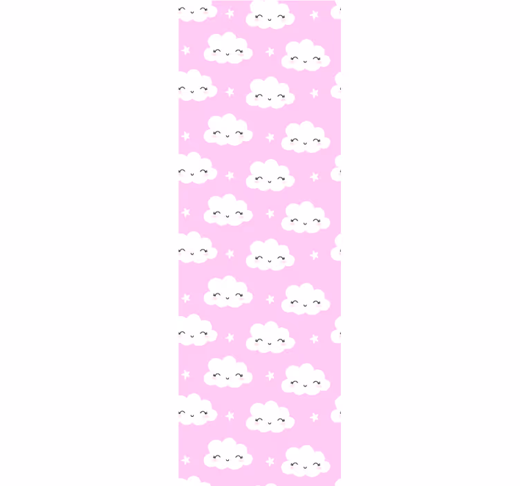 Smiling clouds wallpaper - TenStickers