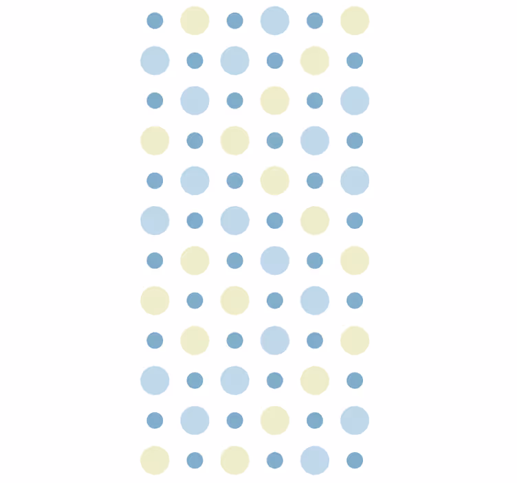 Polka Dot Serenity polka dots wallpaper - TenStickers