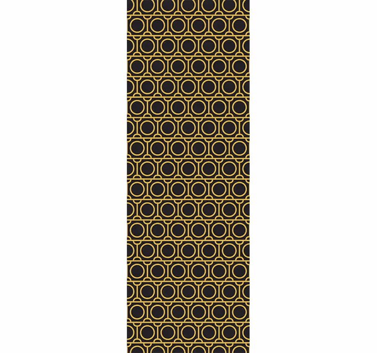 Geometric Rings geometric wallpaper - TenStickers