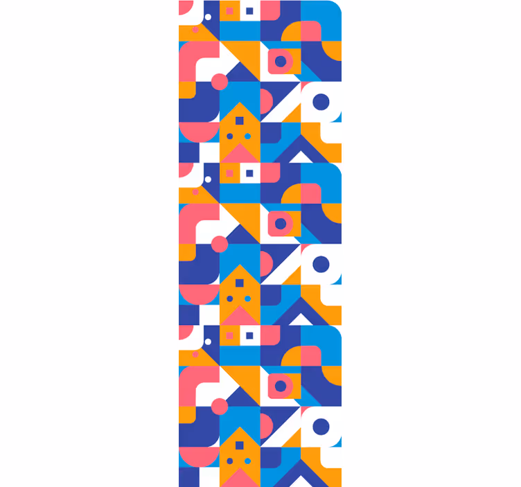 Geometric Abstraction geometric wallpaper - TenStickers