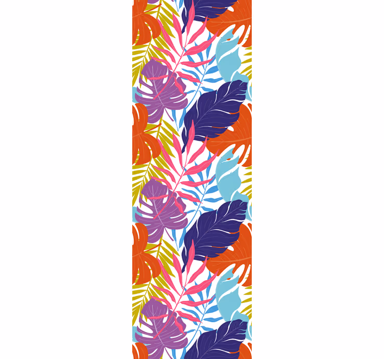 Tropical Leaf Design leaf wallpaper - TenStickers