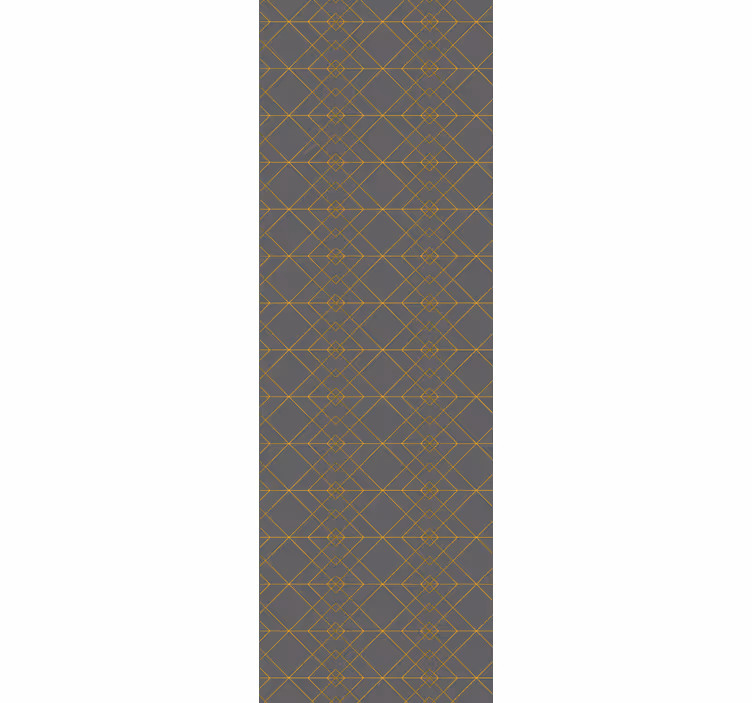 Modern gold print striped wallpaper - TenStickers