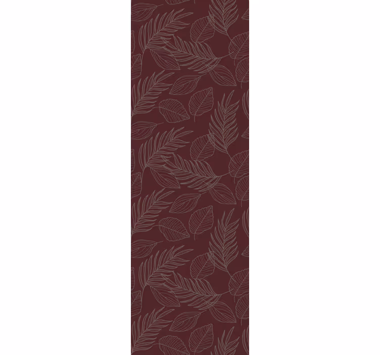 Botanical Leaf Design leaf wallpaper - TenStickers
