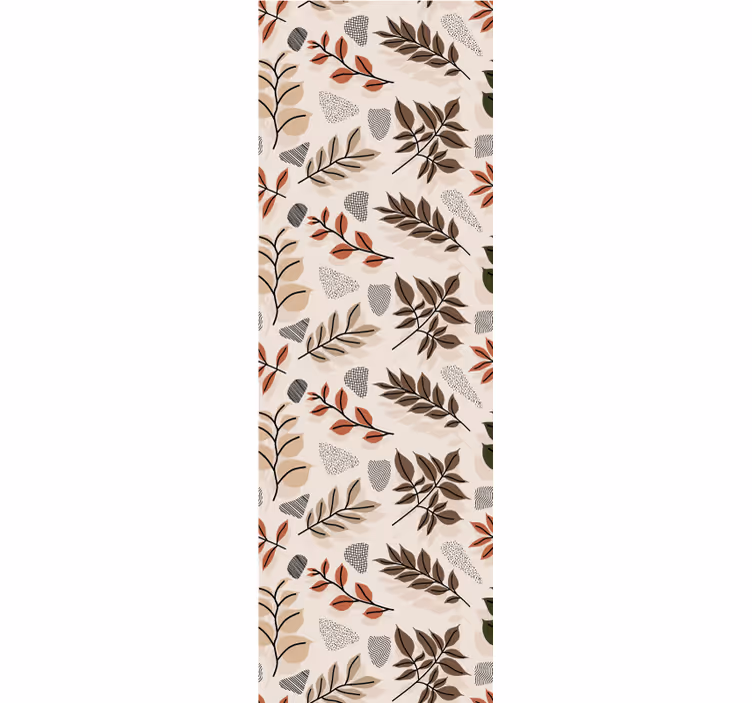 Botanical Leaf Motif leaf wallpaper - TenStickers