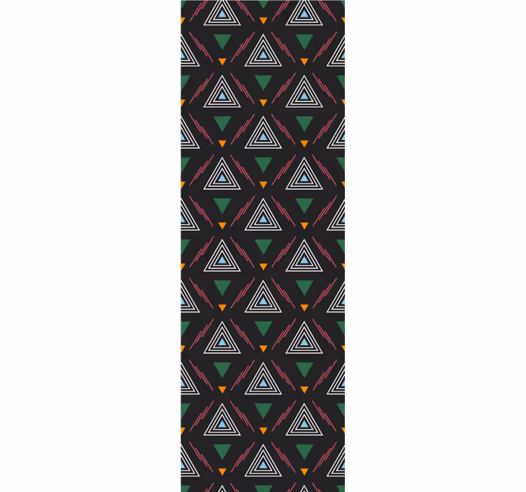 Triangle wallpaper triad harmony - TenStickers