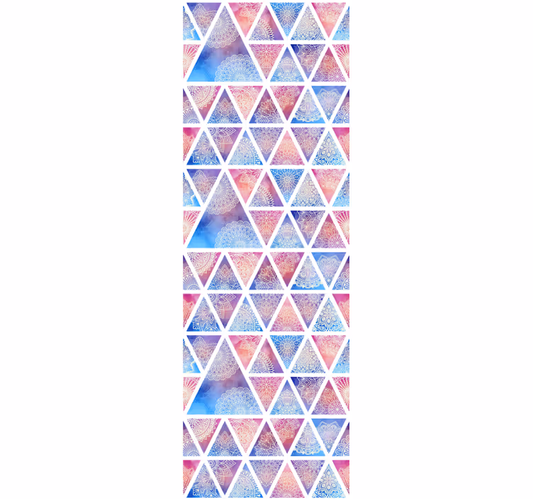 Geometric Triangular Array geometric wallpaper - TenStickers