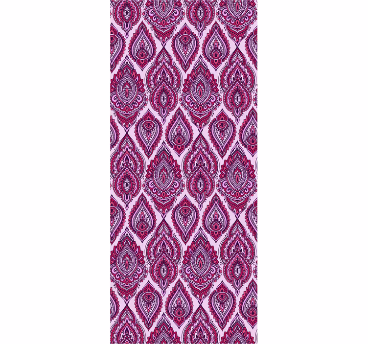Ornate Paisley ornamental wallpaper - TenStickers