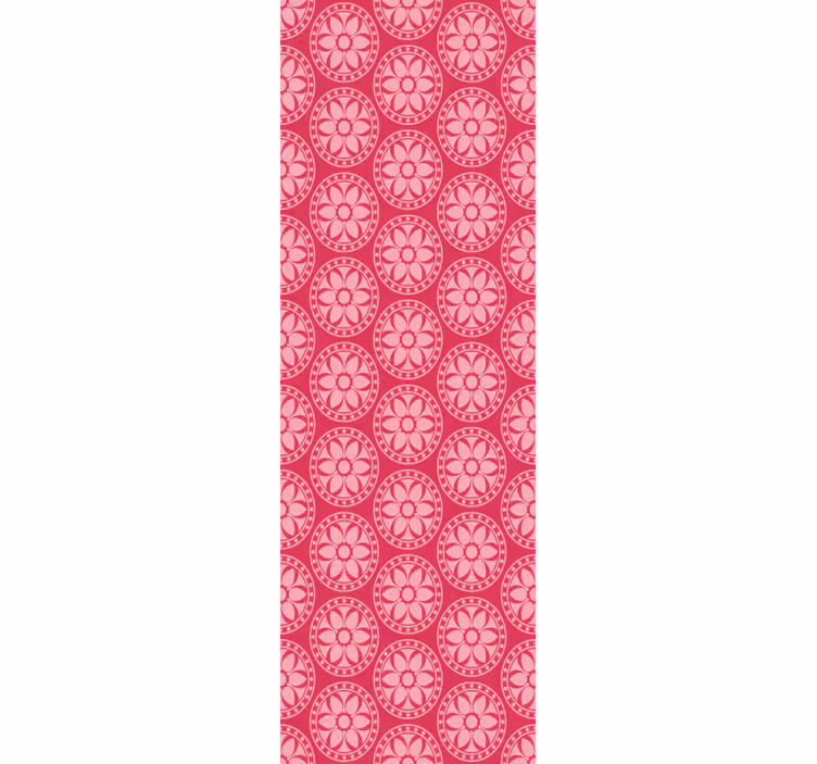 Pink Korean circles Spotty Wallpaper - TenStickers