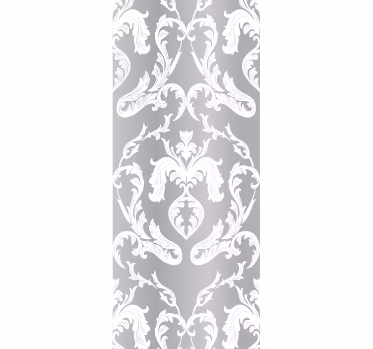 Ornate Damask floral ornament wallpaper - TenStickers