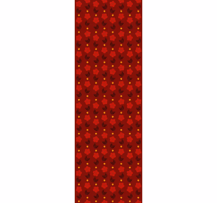Red Polka Patterns polka dots wallpaper - TenStickers