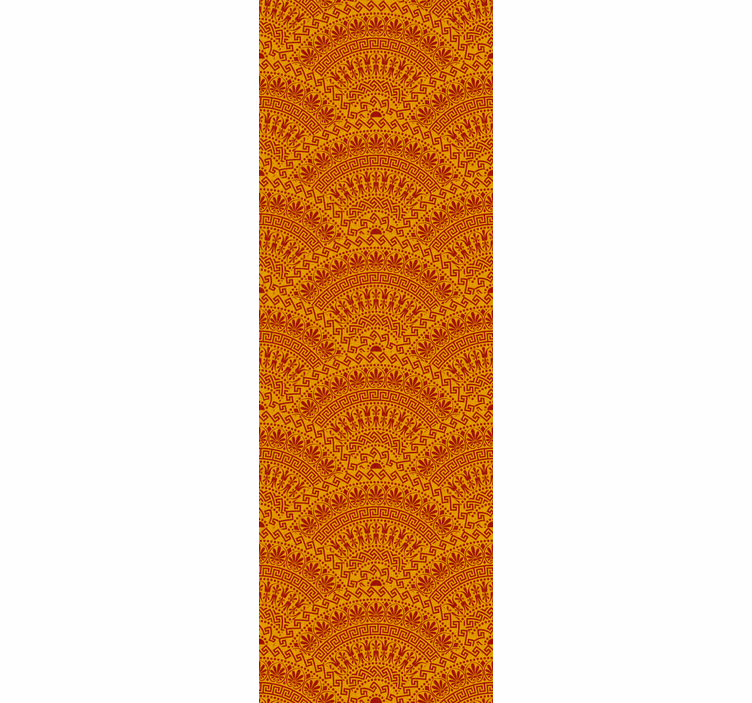 Geometric Arch Patterns geometric wallpaper - TenStickers