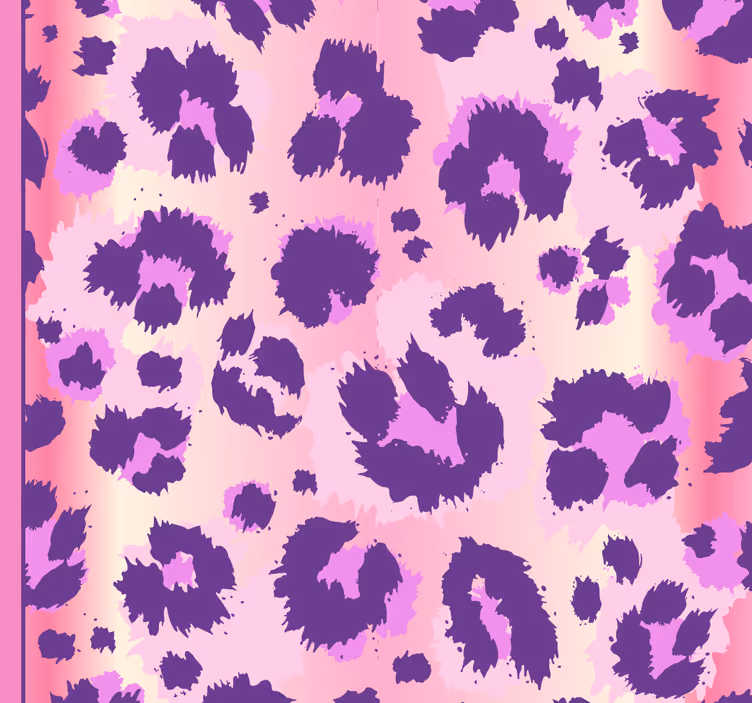 Leopard Print Panels leopards wallpaper - TenStickers