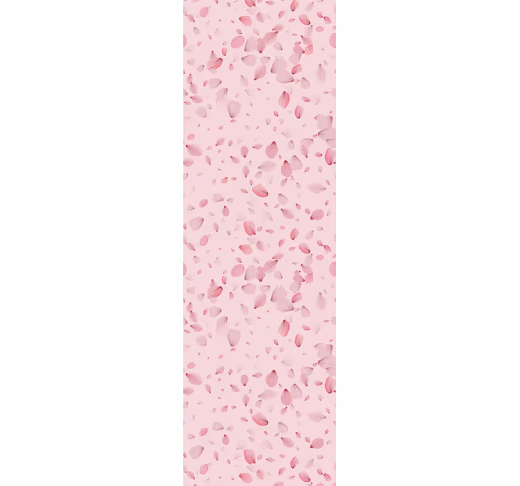 Pink Petal Cascade pink wallpaper - TenStickers
