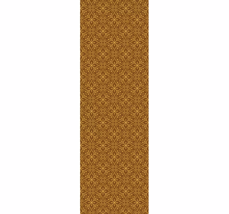 Geometric Floral tile wallpaper - TenStickers