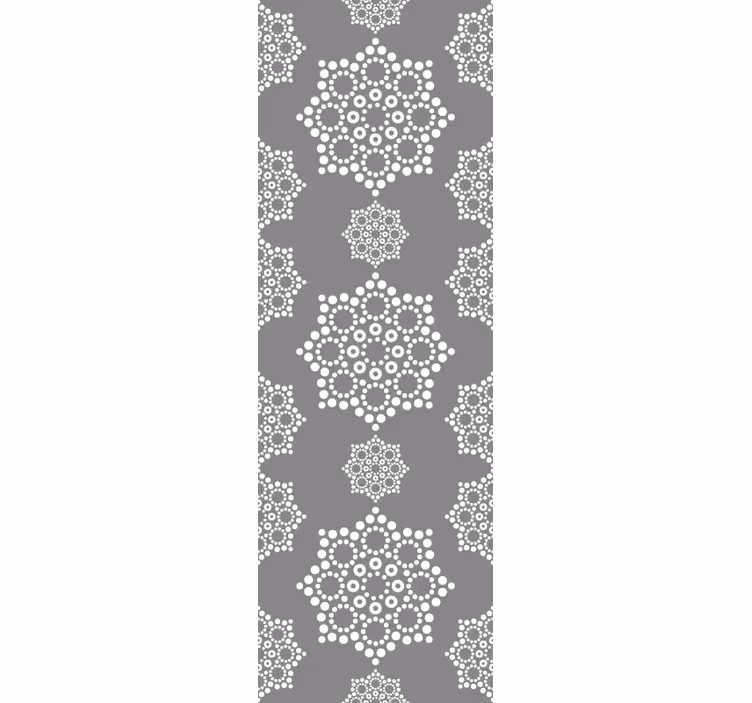 Mandala dot pattern modern wallpaper - TenStickers