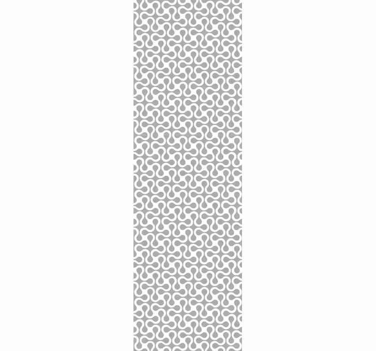 Geometric Wavelengths gray wallpaper - TenStickers