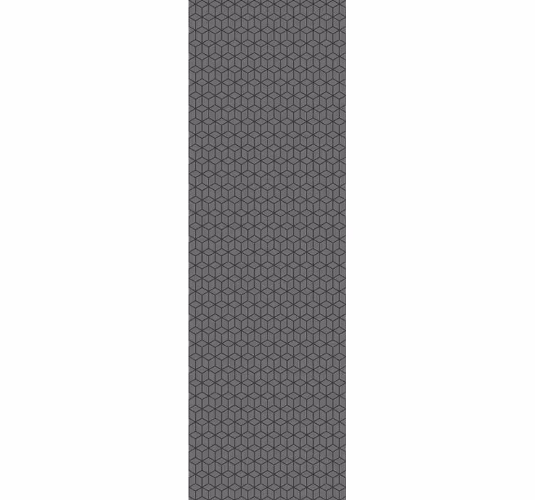 3D gray cubes Modern Wallpaper - TenStickers