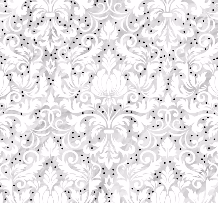 Floral Patterned Elegance floral ornament wallpaper - TenStickers