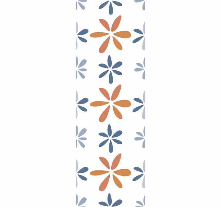 Floral Geometric Patterns dining room wallpaper - TenStickers