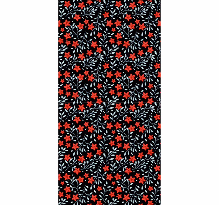 Floral Tapestry floral ornament wallpaper - TenStickers