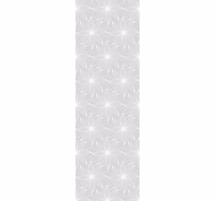 Elegant big flowers wallpaper - TenStickers