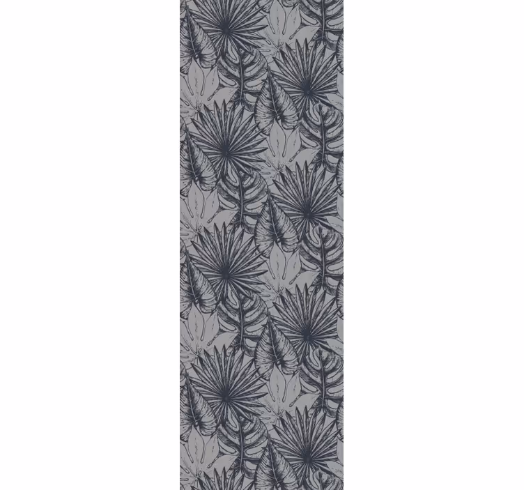 Tropical Motif living room wallpaper - TenStickers