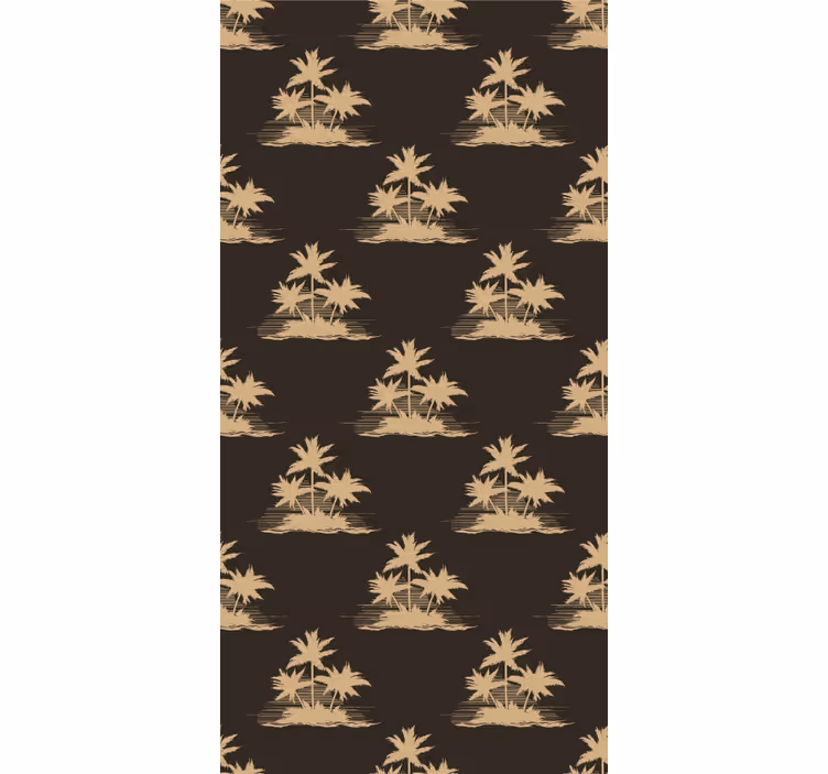 Palm Motif tree wallpaper - TenStickers