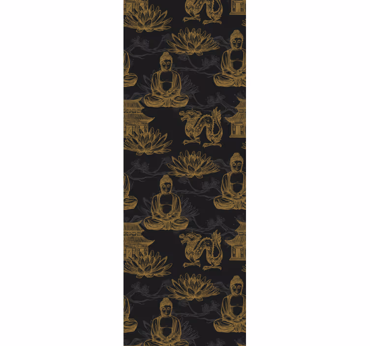 Buddhist Iconography master bedroom wallpaper - TenStickers