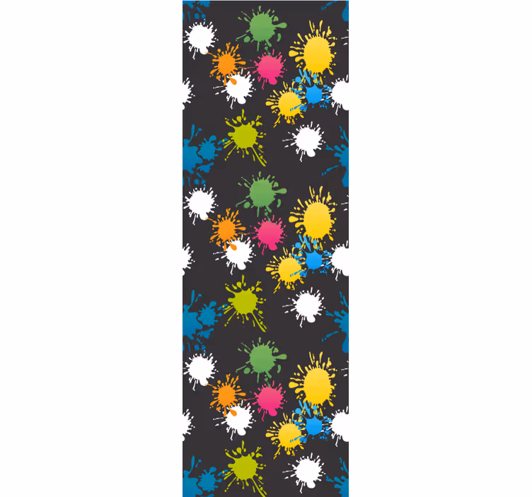 Teenager wallpaper in splatter patterns - TenStickers