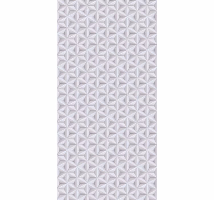 Geometric Embossing geometric wallpaper - TenStickers