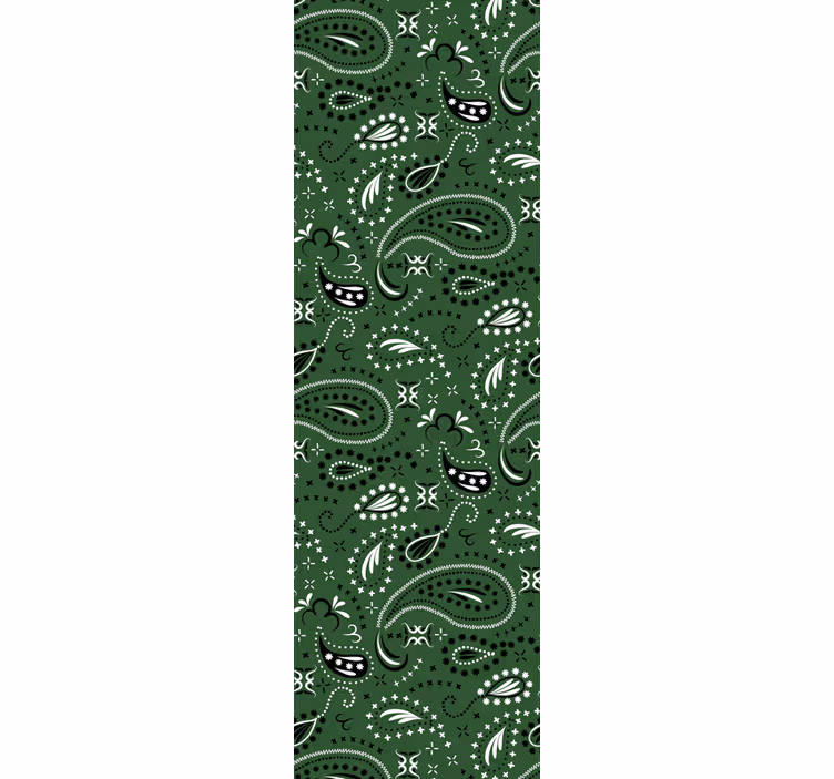 Nordic Paisley Pattern scandinavian wallpaper - TenStickers