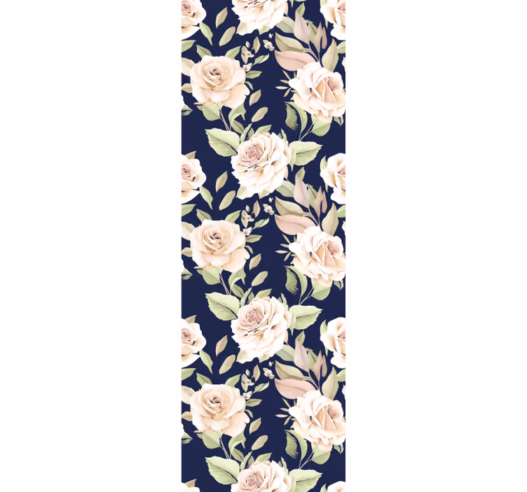Elegant Floral Composition floral ornament wallpaper - TenStickers