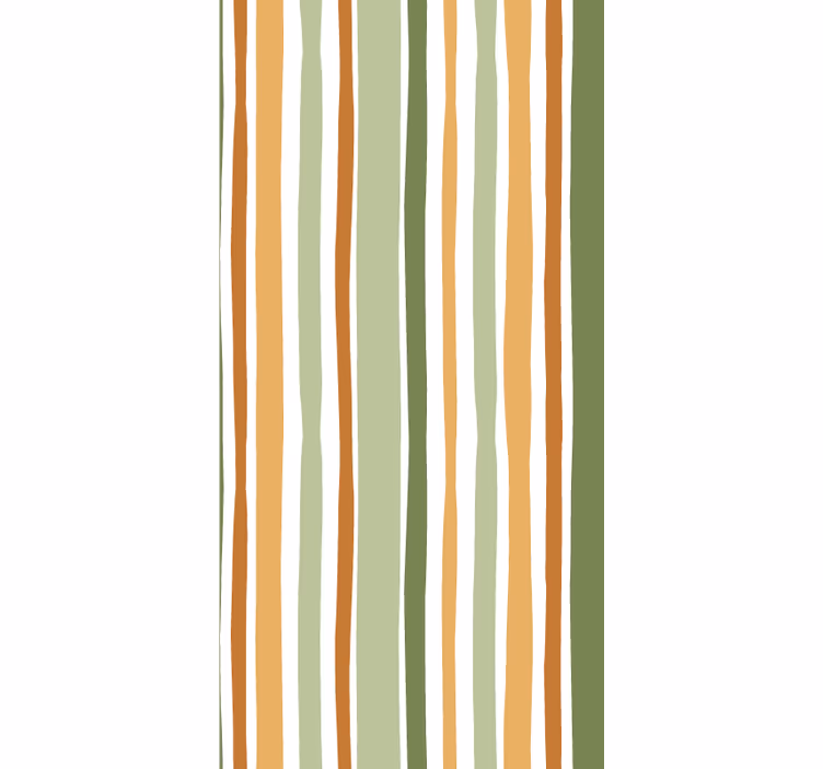 Striped Patterns horizontal striped wallpaper - TenStickers