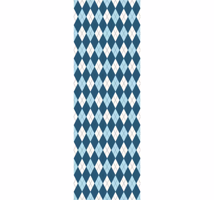 Diamond Harlequin geometric wallpaper - TenStickers