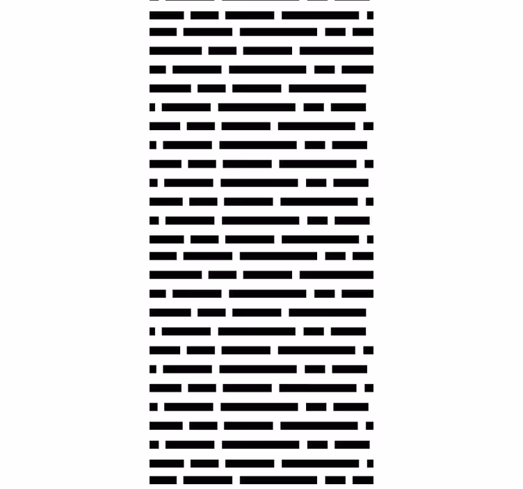 Horizontal Grid horizontal striped wallpaper - TenStickers
