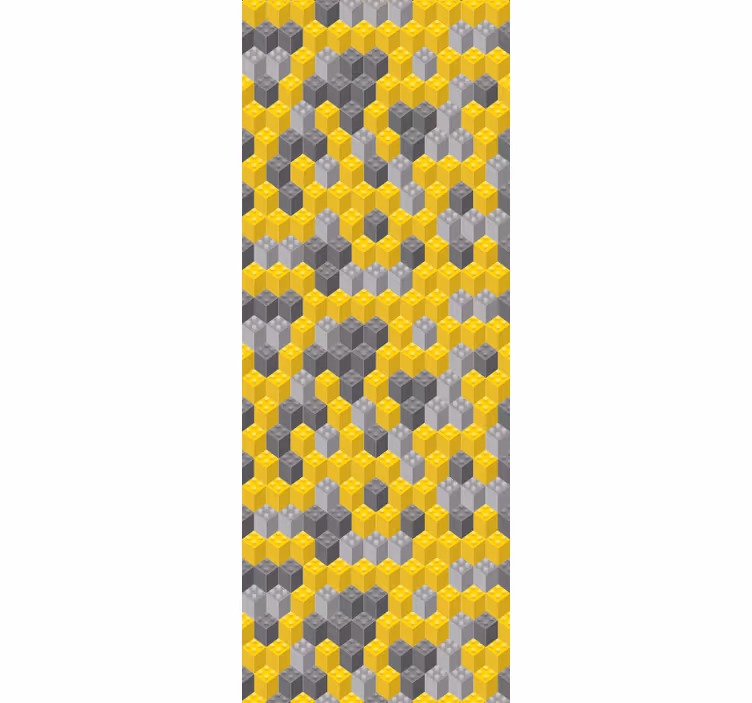 Geometric Honeycomb geometric wallpaper - TenStickers