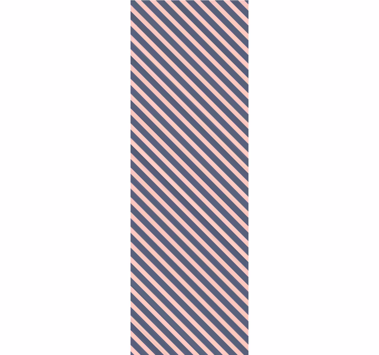 Diagonal Stripe Harmony horizontal striped wallpaper - TenStickers