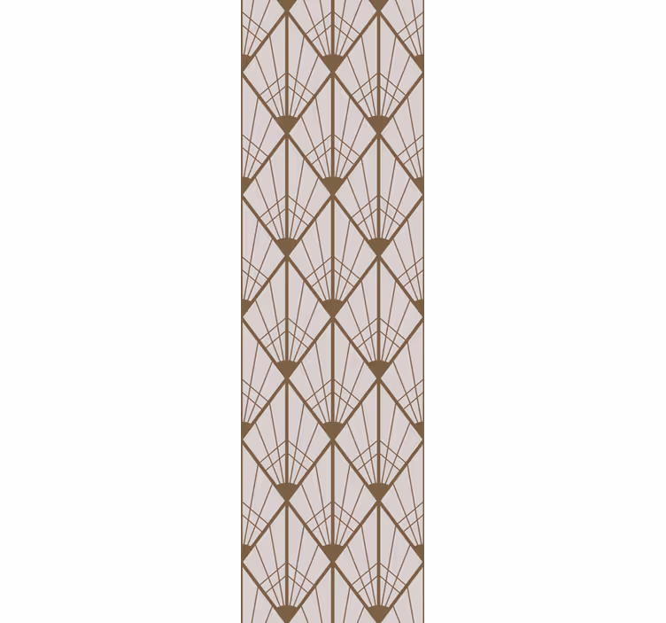 Geometric Fan Design geometric wallpaper - TenStickers