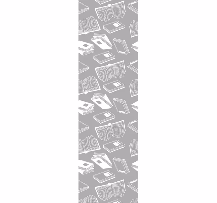 Nordic style grey poem Bedroom Wallpaper - TenStickers