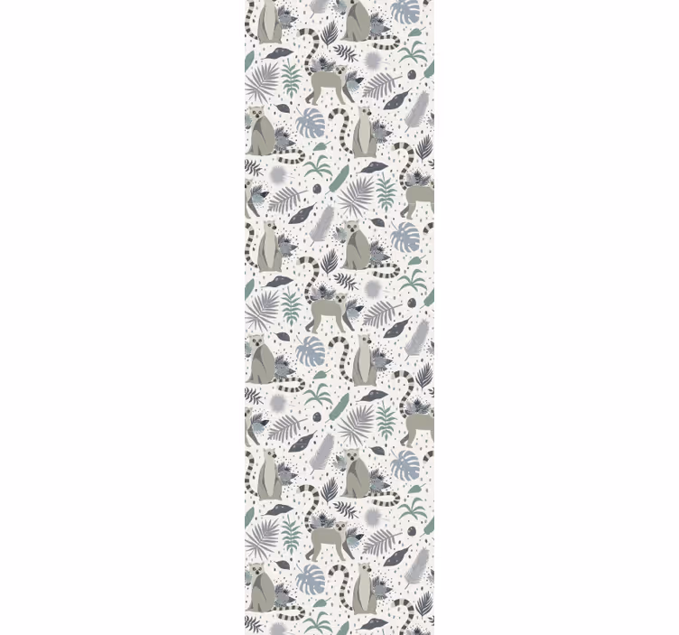 Safari Animal Patterns animal wallpaper - TenStickers