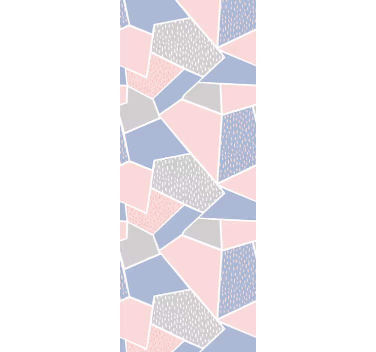 Geometric Collage geometric wallpaper - TenStickers